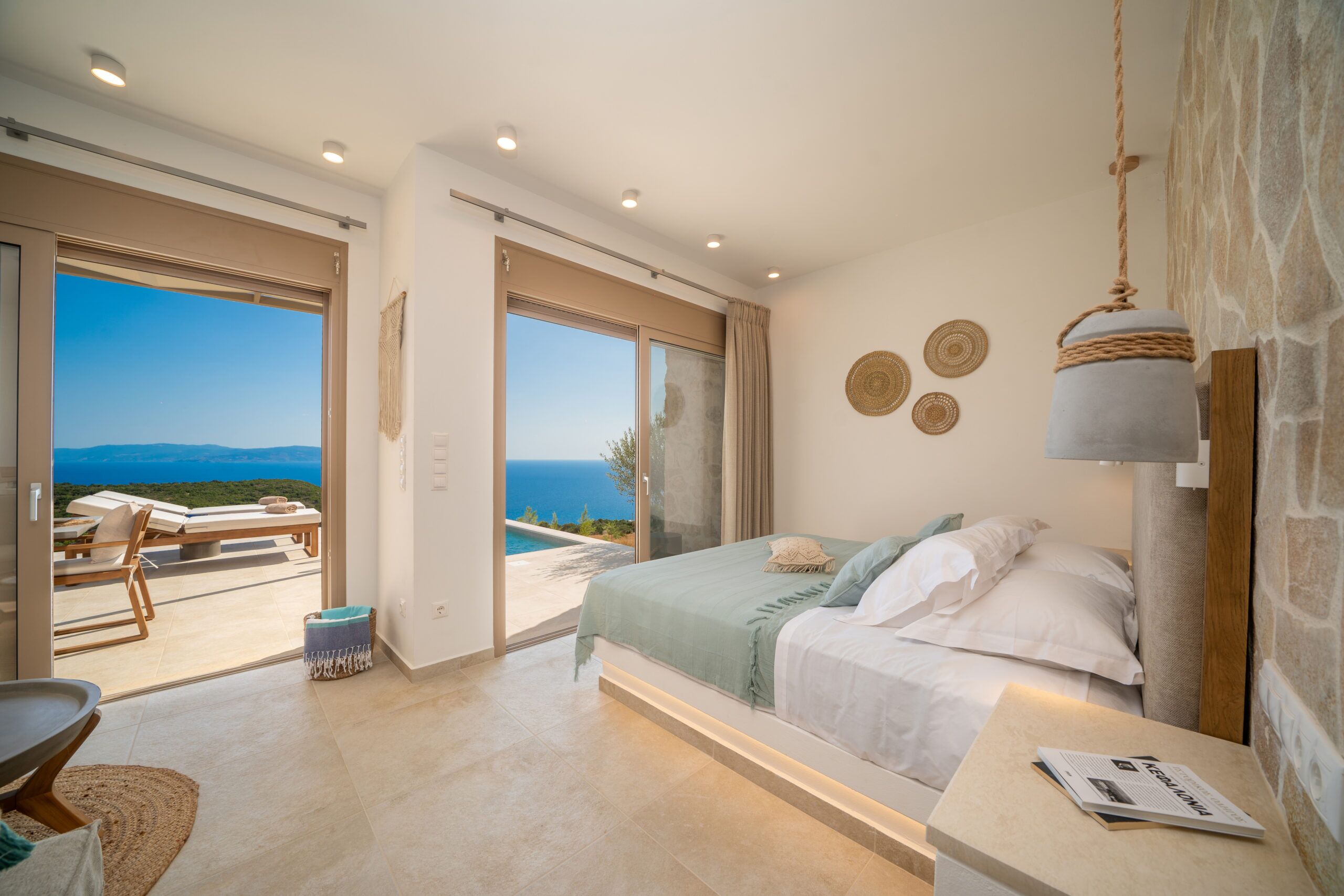 Bedroom view at Ionian Horizon