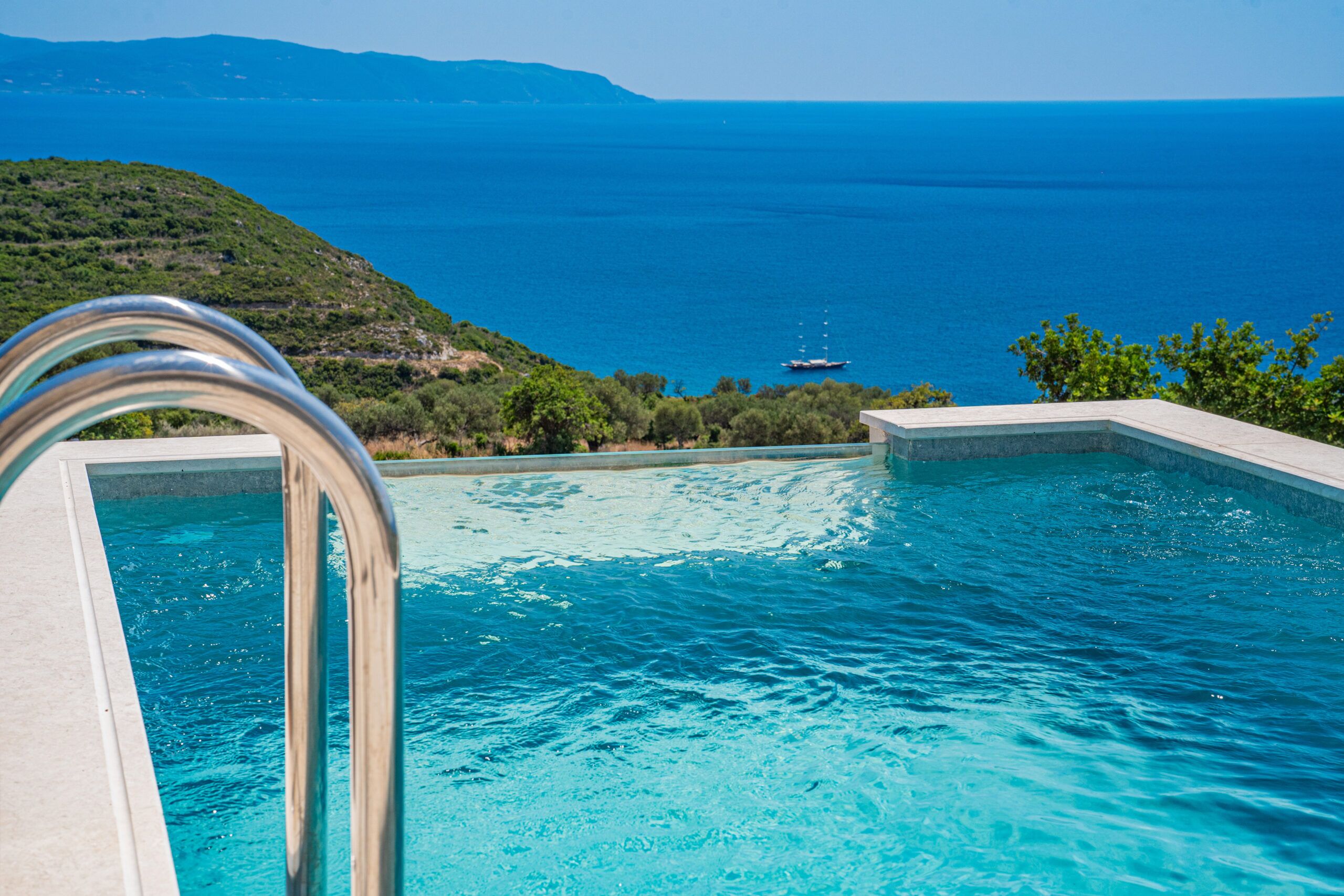 Infinity pool horizon view